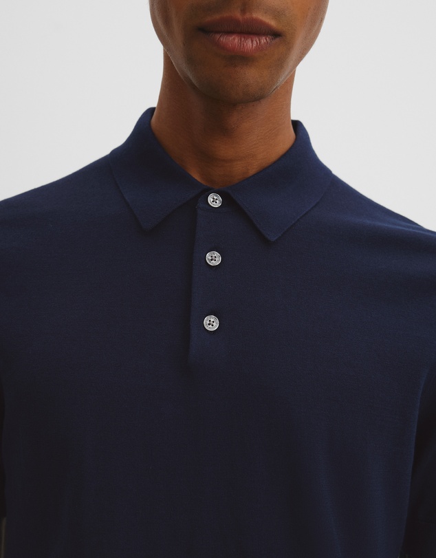 Country Road - Australian Cotton Blend Silk Button Polo