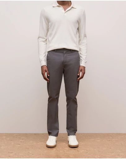 Trenery - Regular Fit Chino in Charcoal