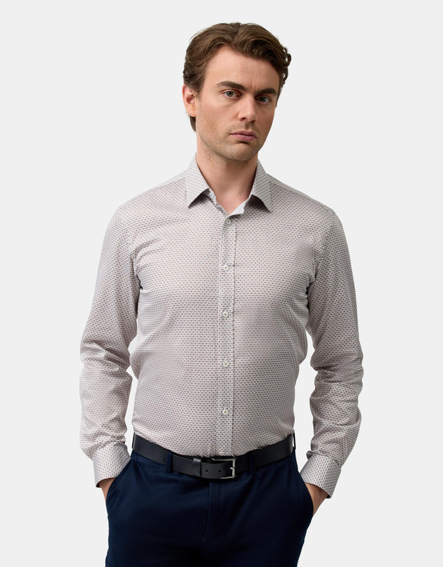 Brooksfield - Premium Print Shirt