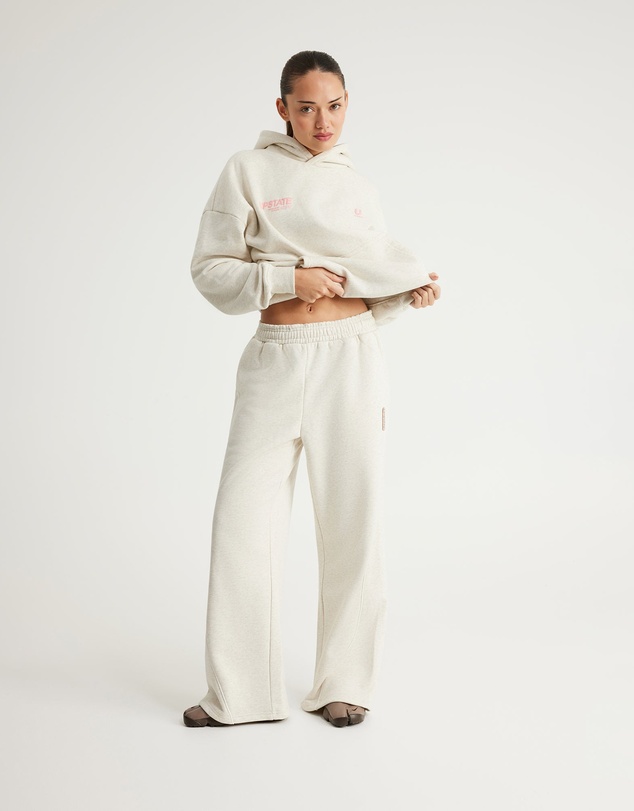 Upstate - Off-Duty Track Pant - Oatmeal Marle