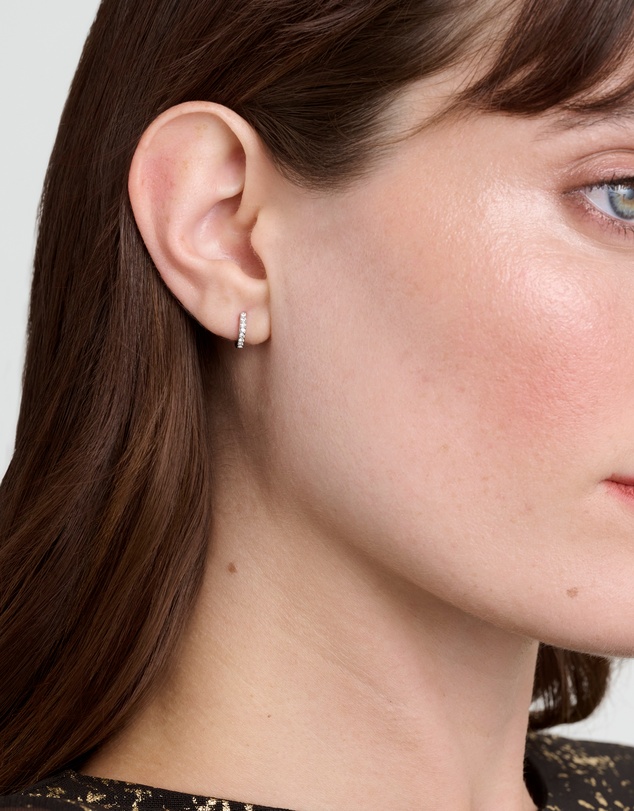 Ted Baker - HETTIE: Crystal Hoop Earrings (10mm)