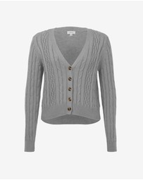 Forcast - Rhodes Cable Knit Cardigan