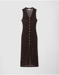 & Other Stories - Open-Knit Maxi Dress