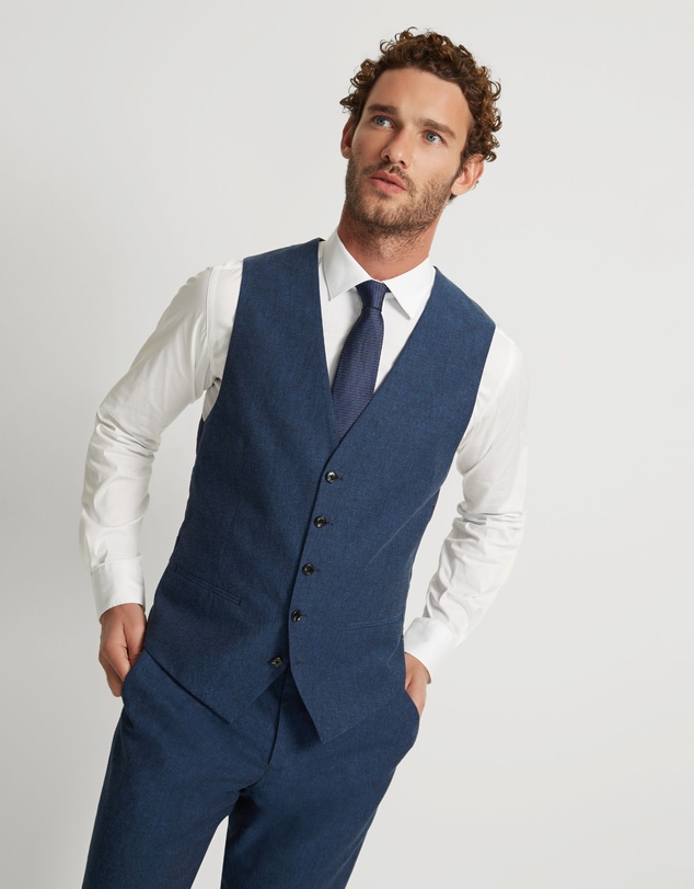 Oxford - Butterworth Linen Blend Waistcoat
