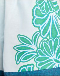 Jag - Flora Striped Short