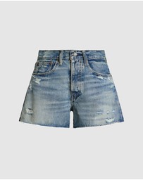 Polo Ralph Lauren - Distressed-Hem Denim Shorts