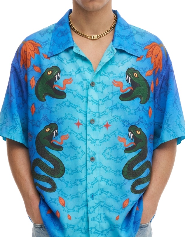 THE TALES - Snake Chain oversized Shirt