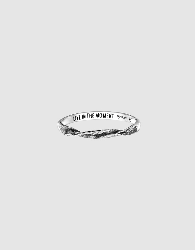 Haze & Glory - ICONIC EXCLUSIVE - Live in the Moment Ring in Oxidised 925 Silver