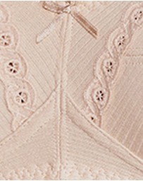 Naturana - Wirefree Ribbed Pure Cotton Bra