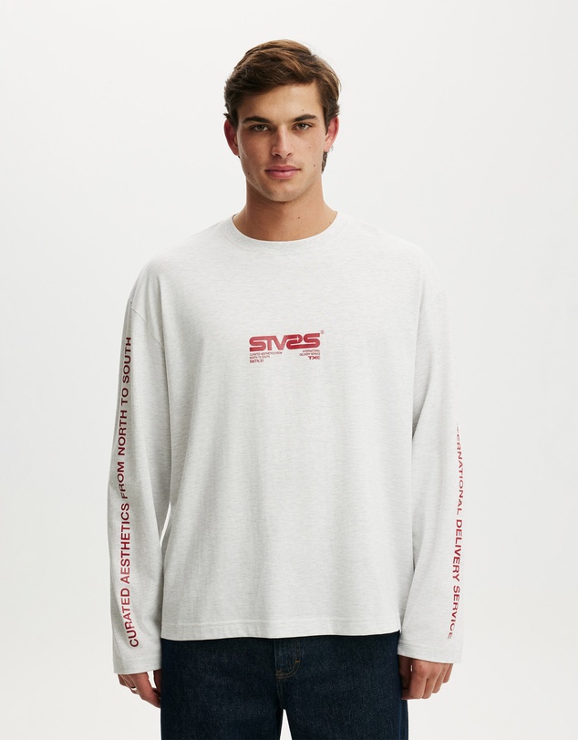 Cotton On - Regular Fit Graphic Ls T-Shirt
