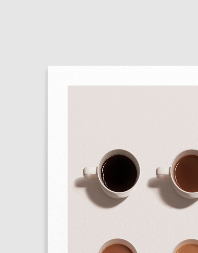 Olive et Oriel - Shades of Coffee Art Print