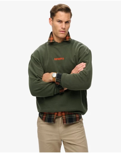 Superdry - Micro Logo Graphic Loose Crew