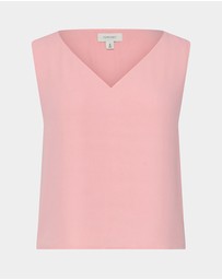 Forcast - Blair V-Neck Crop Top