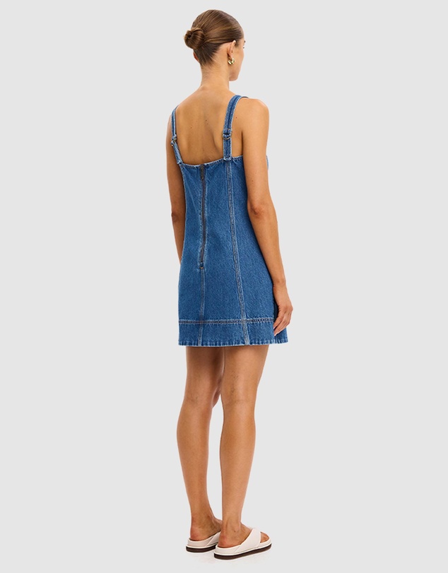 KIVARI - Oriana Denim Mini Dress
