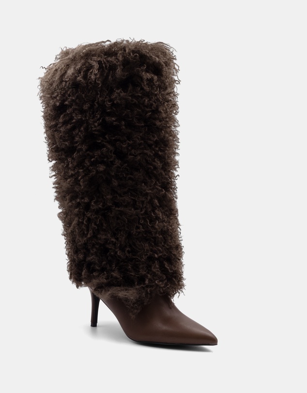 Therapy - Rival Furry Stiletto Boots