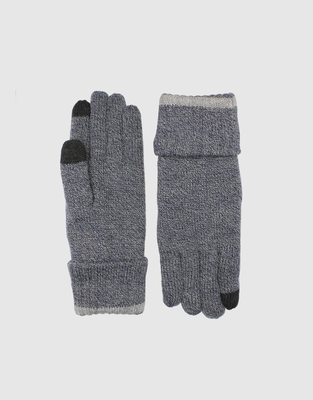 DENTS - Thinsulate Lined Touchscreen Knit Gloves with Rollover Cuff