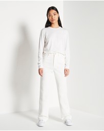 JH Lounge - JHL LS Luxe T (Luxe Cotton Cashmere) Snow