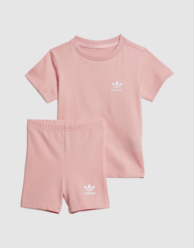 adidas Originals - Trefoil Shorts Tee Set - Babies-Kids