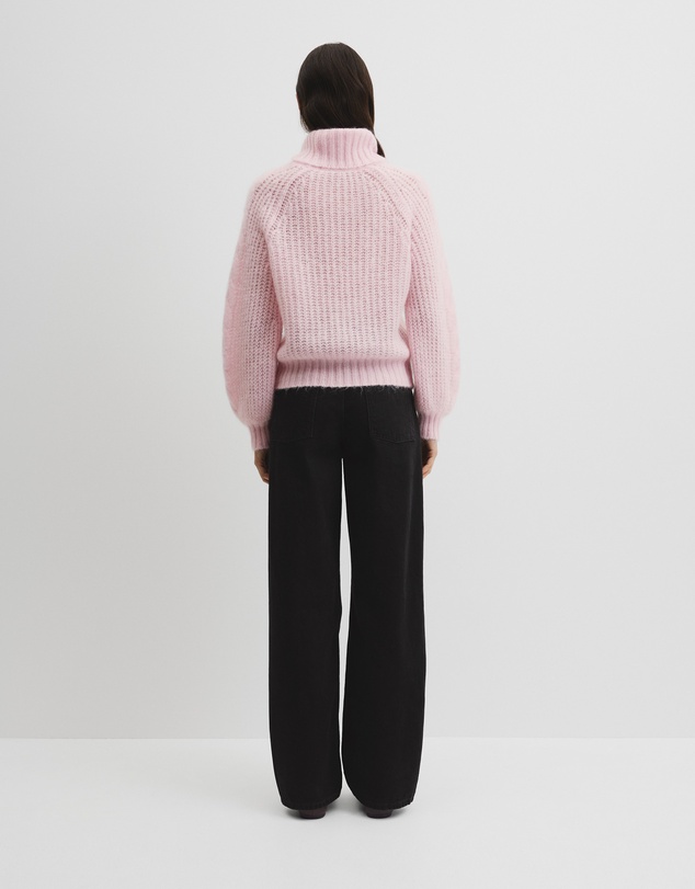 Country Road - Lofty Merino Wool Funnel Neck Knit