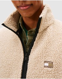 Tommy Jeans - Relaxed Badge Zip Through Teddy