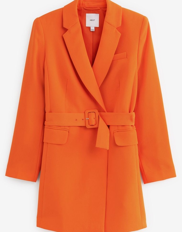NEXT - Tailored Long Sleeve Belted Blazer Dress