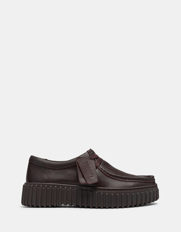Clarks - Torhill Bee Dark Brown Leather