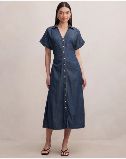 Forever New - Penny Cinched Waist Midi Dress