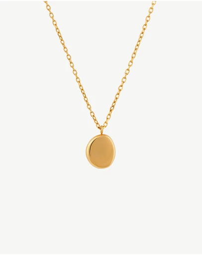 Zahar - Engravable Pebble Pendant Necklace