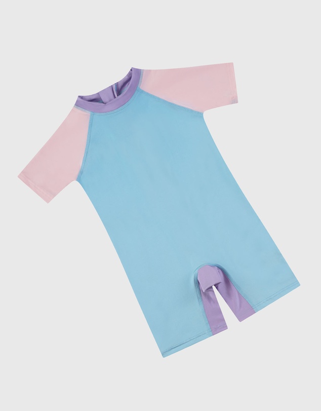 Aqua Blu Kids - Stepping Stones Short Sleeve Sunsuit