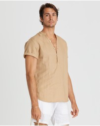 Aqua Blu Australia - Caramel Aaron Shirt