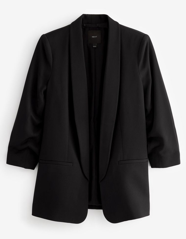 NEXT - Relaxed Ruched Sleeve Blazer