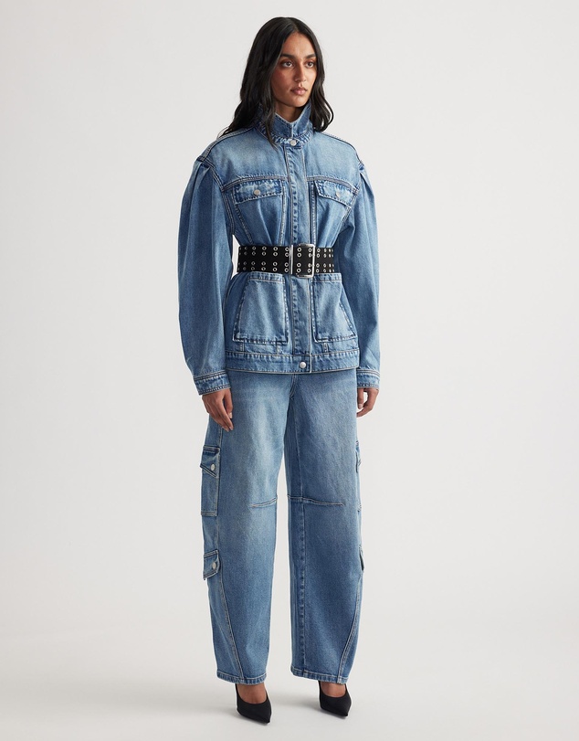 Decjuba - Alexa Cargo Barrel Jeans