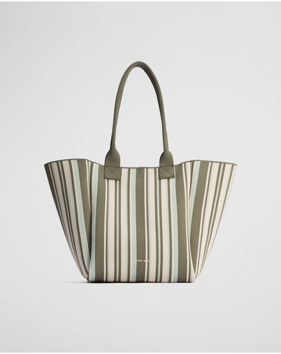 Country Road - Stripe Knit Shopper