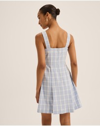 Review - Grace Check Mini Sun Dress