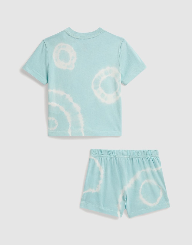 Polo Ralph Lauren - Polo Bear Tie-Dye Cotton Tee & Shorts Set - Babies