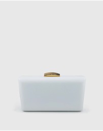 Izoa - Bianca PU Leather Clutch