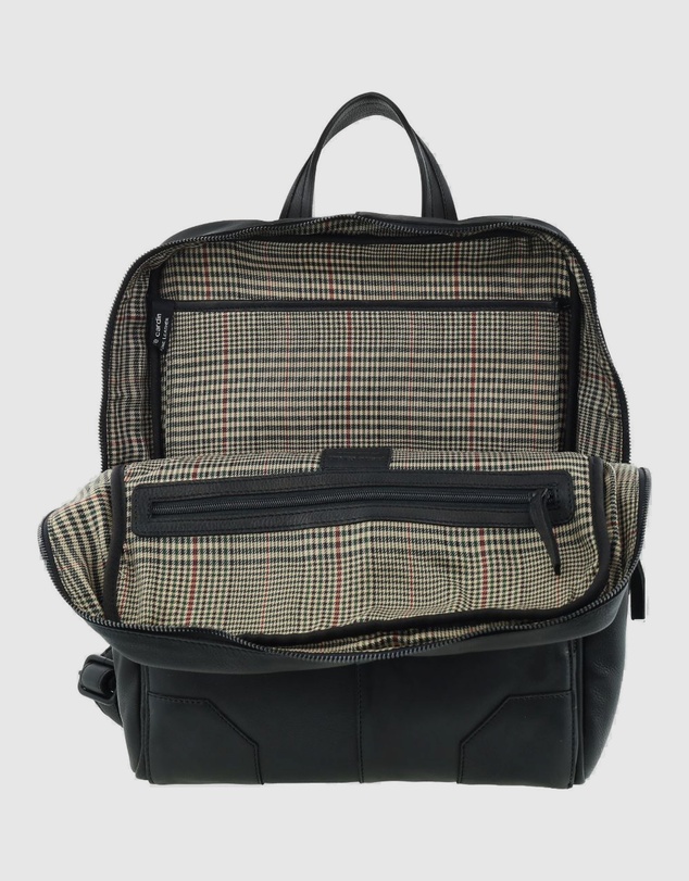 Pierre Cardin - Sleek Leather Laptop Backpack