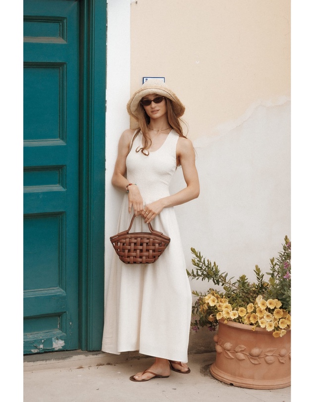 Petal & Pup - Dimity Maxi Dress - Oatmeal