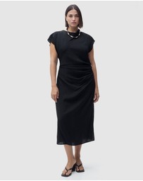 M.N.G - Kelly Draped Straight Dress