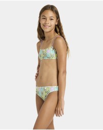 Roxy - Girls 4 to 16 Letter Up Bralette Set Two Piece