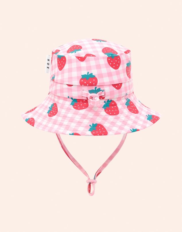 Huxbaby - Strawberry Check Swimhat - Kids