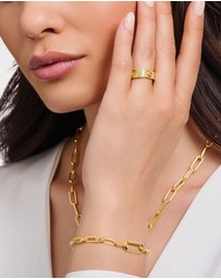 THOMAS SABO - Gold Cosmic Talisman Ring with Colourful Stones