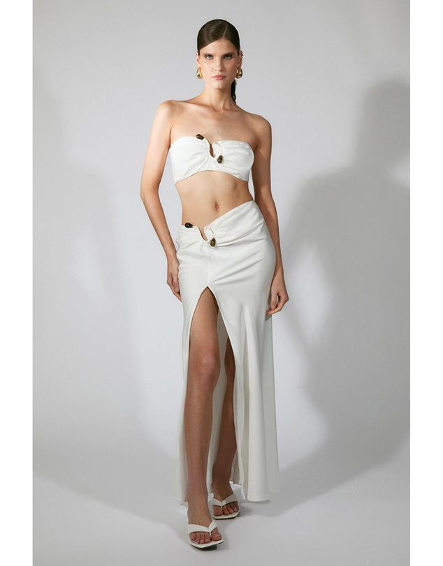 Bardot - Dylan Split Front Maxi Skirt