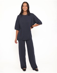 Petal & Pup - Ashby Knit Pant - Navy