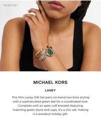 Michael Kors - Laney Two Tone Analogue Watch
