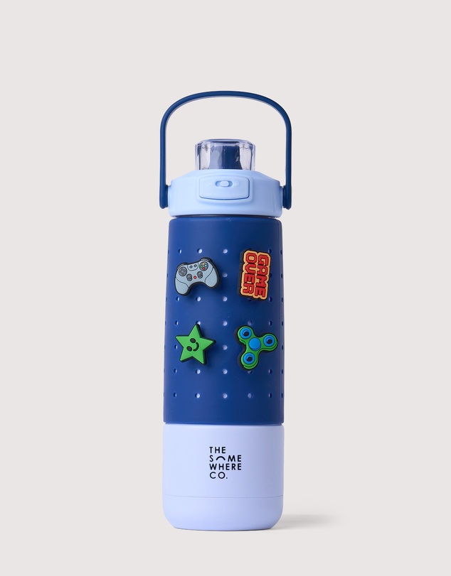 The Somewhere Co - Navy Charmer Water Bottle