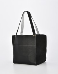 Cobb & Co - Phoenix Suede & Metallic Contrast Tote