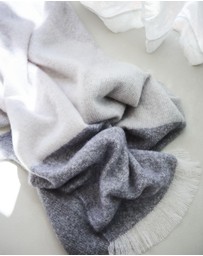 St Albans - Mohair Throw Ghost