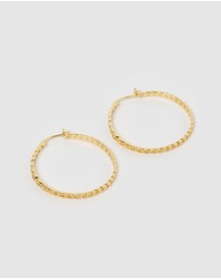 Izoa - Megan Hoop Earrings