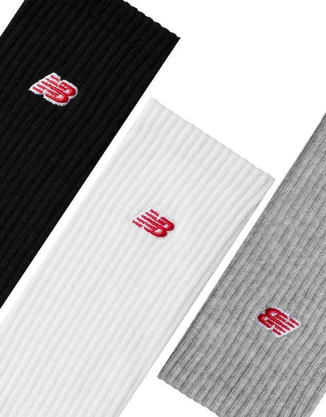 New Balance - Patch Logo Crew 3 Pack